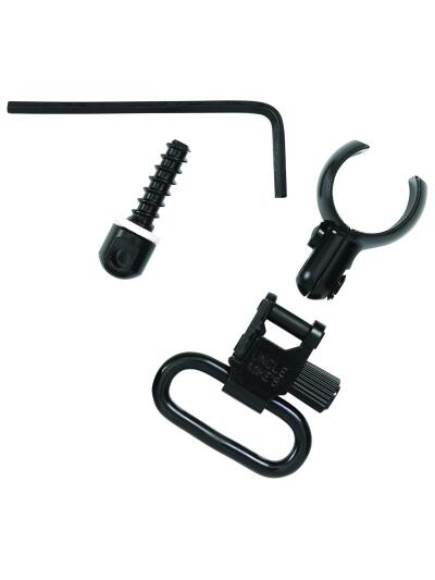 Uncle Mike's 13912 Magnum Band Swivel Set Quick Detach 115 CFL Tri-Lock Blued 1" Loop for .630-.675" Mag Tubes