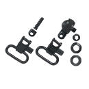 Uncle Mike's 15612 Magnum Swivel Set Quick Detach 115 MC Blued 1" Loop for Most Pump & Auto Shotguns
