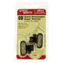 Uncle Mike's 14032 Super Swivel  Quick Detach Tri-Lock Blued 1" Loop for Rifles or Shotguns w/QD Bases