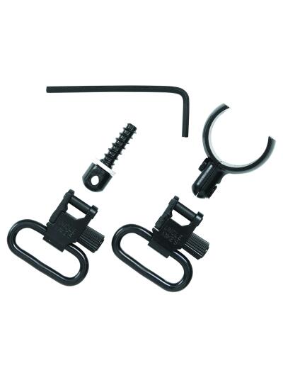 Uncle Mike's 15972 Magnum Band Swivel Set Blued Steel, 1" Loop Size, Quick Detach 115 SG-4 Style for Some 20 Gauge Shotguns