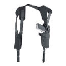 Uncle Mike's 75021 Pro-Pak Vertical Shoulder Holster Shoulder Size 02 Black Nylon Harness Fits S&W K/L & Similar Fits 4" Barrel Right Hand