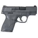 Smith & Wesson 11810 M&P Shield M2.0 Micro-Compact Frame 9mm Luger 7+1/8+1, 3.10" Black Armornite Stainless Steel Barrel & Serrated Slide, Matte Black Polymer Frame, Black Textured Grip, No Safety