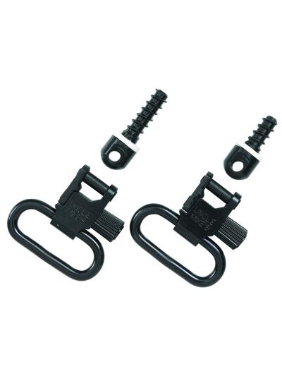 Uncle Mike's 13113 Super Swivel  Quick Detach 115 RGS Tri-Lock Blued 1.25" Loop for Rifles w/Wood Forend