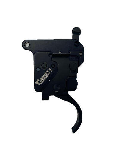 Timney Triggers 521 Featherweight Deluxe  Curved Trigger with 3 lbs Draw Weight for Rem Model 7