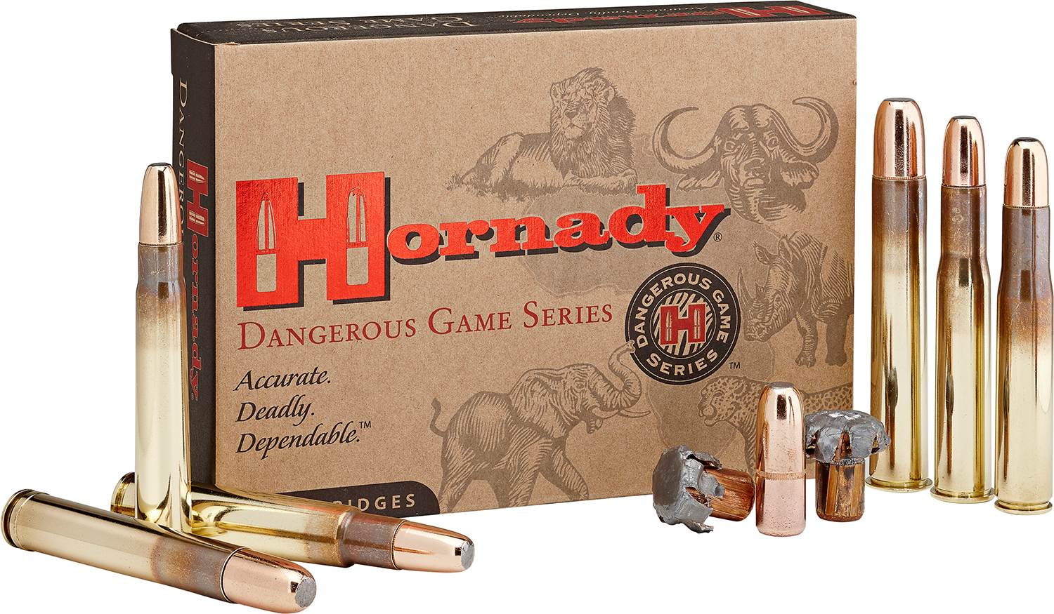 Hornady 82381 Dangerous Game 404Jeffery 400gr DGX Bonded 20 Per Box/6 Case