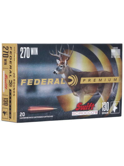Prem 270 Win 130gr Swift Scirocco 20rd