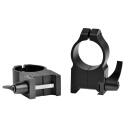 Warne 203LM Vertical Rings Maxima Matte Black 1" Extra High Quick Detach 0 MOA