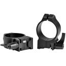 Warne 14RLM Maxima  Matte Black Steel 30mm Tube Medium 0 MOA, Fits Ruger No.1/Mini 14/Blackhawk