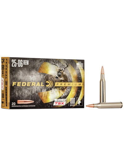 Prem 25-06 Rem 100gr Barnes TSX 20rd