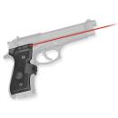 Crimson Trace 0119201 Lasergrips  Mil-Spec Fits Beretta 92/96/M9, Red Laser Black Polymer