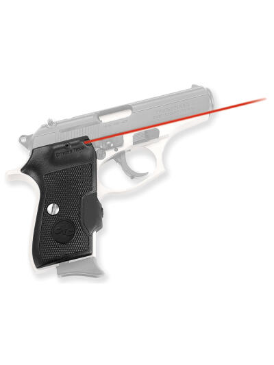 Crimson Trace 0124401 Lasergrips  Fits Bersa Thunder/Firestorm, Red Laser Black Polymer