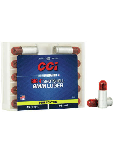 Shotshell 9mm"Big 4" 10 Pk