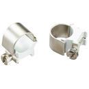 Weaver Mounts 49033 Detachable Top Mount Rings  Silver 1" High