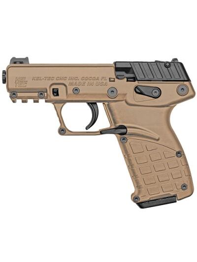 KEL P17 22LR 3.93" TAN 10RD