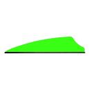 Q2i Fusion X-II Vanes Neon Green 2.1 in. 100 pk.