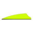 Q2i Fusion X-II Vanes Neon Yellow 2.1 in. 100 pk.