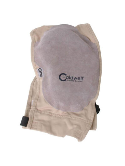 Caldwell 330110 Recoil Shield Super Mag Plus Tan Cloth w/Leather Pad