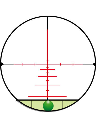 KONUS SCOPE KONUSPRO-550 - 3-9X40 ILLUM 550 BALLISTIC RET