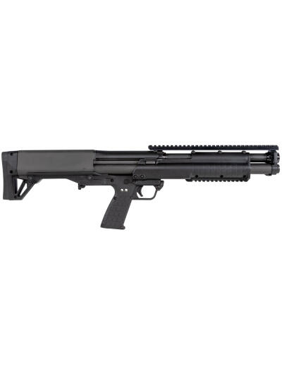 Kel-Tec KSGBLK KSG  Black 12 Gauge 18.50" 3" 14+1 Black Rec/Barrel Black Polymer Fixed Stock & Grip