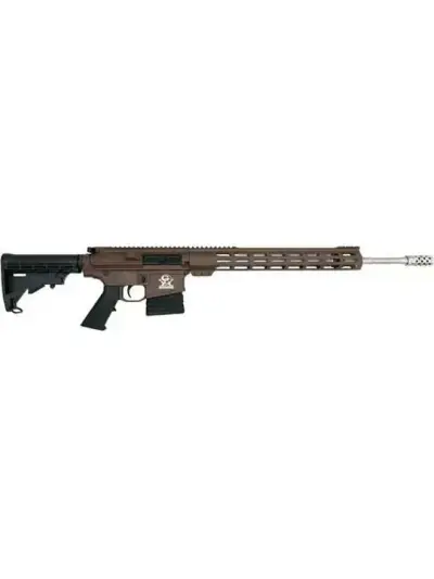 GREAT LAKES FIREARMS GL-10 RIA 6.5 CREEDMOOR 20IN BBL ORC  BUCK BROWN/SS  10RD MAG