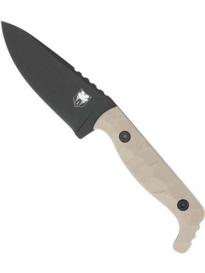 COBRATEC KING PIN TAN 4" FIXED BLADE