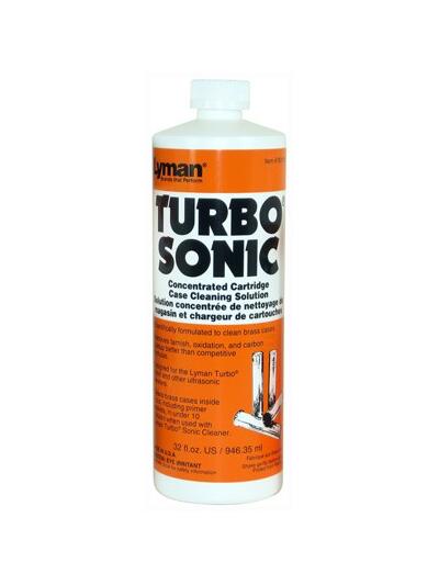 LYMAN TURBO SONIC CASE - CLEANING SOLUTION 32OZ BOTTLE
