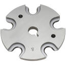 Hornady 392608 Lock-N-Load Shell Plate #8 Silver 30 Luger Steel