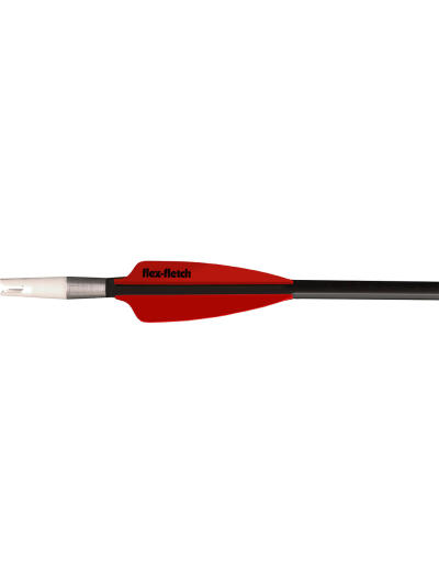 Flex Fletch FFP Shield Cut Vanes Red 3.6 in. 39 pk.