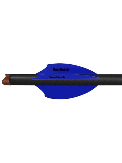 Flex Fletch SK2 Vanes Blue 2 in. 100 pk.