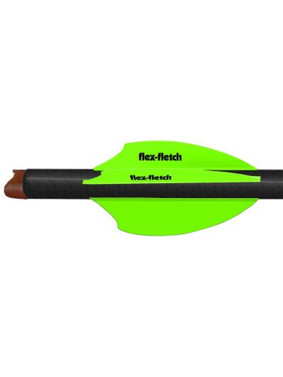 Flex Fletch SK2 Vanes Cosmic Green 2 in. 100 pk.