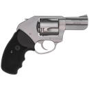 Charter Arms 74410 Bulldog Duty Large 44 Special, 5 Shot 2.50" Matte Stainless Steel Barrel, Cylinder & Frame w/Black Finger Grooved Rubber Grip