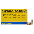Buffalo Bore Ammunition 24G20 Buffalo-Barnes Strictly Business 9mmLuger +P+ 95gr Barnes TAC-XP Lead Free 20 Per Box/12 Case