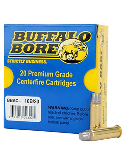 Buffalo Bore Ammunition 16B20 Heavy Strictly Business 41Rem Mag 230gr Hard Cast Semi Wadcutter 20 Per Box/12 Case