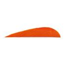 Trueflight Parabolic Feathers Orange 3 in. RW 100 pk.