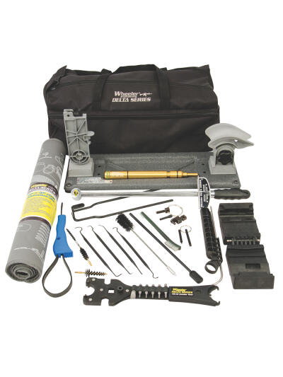 Wheeler 156555 Armorer's Professional Kit Black Multiple Rifle AR15/M16 19 Pieces