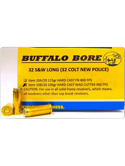 Buffalo Bore Ammunition 18D20 Buffalo-Barnes Strictly Business 500S&W Mag 375gr Barnes VOR-TX XPB Lead Free 20 Per Box/12 Case
