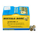 Buffalo Bore Ammunition 32A20 Personal Defense Strictly Business 45Auto Rim +P 255gr Hard Cast Flat Nose 20 Per Box/12 Case