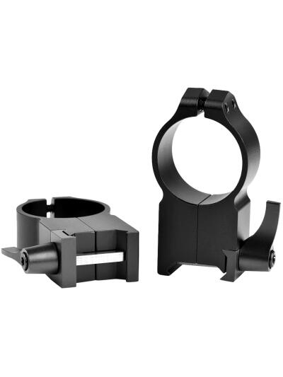 Warne 217LM Vertical Rings Maxima Matte Black 30mm Ultra High Quick Detach 0 MOA