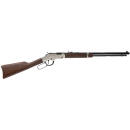 Henry H004SE Silver Eagle  Full Size 22 Short/ 22 Long/ 22 LR (16 LR/21 Short) 20" Blued Barrel, Nickel-Plated Metal Finish, American Walnut Stock Right Hand