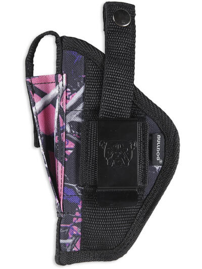 Bulldog FSN20MDG Extreme  OWB Muddy Girl Camo Nylon Belt Loop/Clip Fits Ruger LC9 Fits 2-3" Barrel Ambidextrous