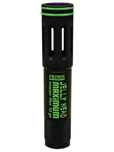 Primos 69402 JellyHead Maximum  Benelli/Beretta Mobil 12 Gauge Turkey Ported Steel Black-T Coating