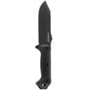 Ka-Bar BK10 Becker Crewman 5.50" Fixed Clip Point Plain Black 1095 Cro-Van Blade, Black Ultramid Handle, Includes Sheath