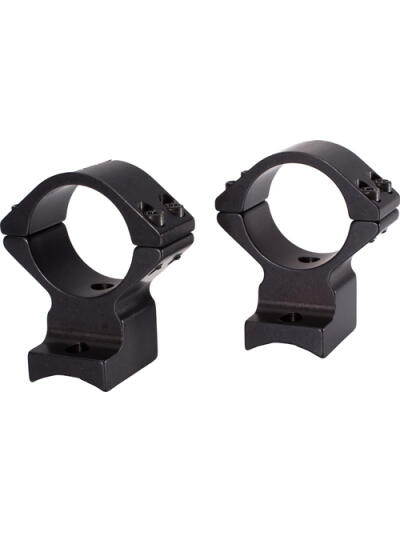 TALLEY RINGS HGH 1" SAVAGE RND - REC/RUGER AMRCAN/CASCADE BLACK