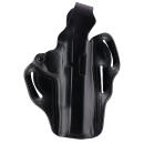 DeSantis Gunhide 001BAE1Z0 Thumb Break Scabbard OWB Black Leather Belt Slide Fits Glock 26 Fits Glock 33 Fits Glock 27 Right Hand