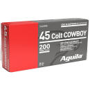 Aguila 1E454319 Cowboy Action  45Colt 200gr Soft Point 50 Per Box/10 Case