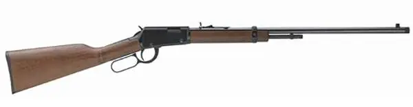 HENRY FRONTIER LEVER ACTION RIFLE RIL 22 WMR 24 IN OCT THREADED BBL BLUE/ WALNUT 8 RD