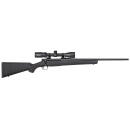 Mossberg 27933 Patriot  308 Win Caliber with 5+1 Capacity, 22" Fluted Barrel, Matte Blued Metal Finish & Black Synthetic Stock Right Hand (Full Size) Includes Vortex Crossfire II 3-6x40mm Scope