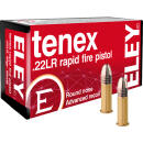ELEY TENEX RAPID FIRE PISTOL - 22LR 40GR RN 50RD 100BX/CS