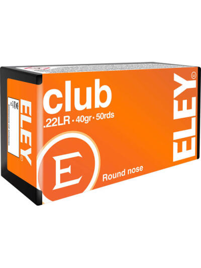 ELEY CLUB 22LR 40GR RN - 50RD 100BX/CS