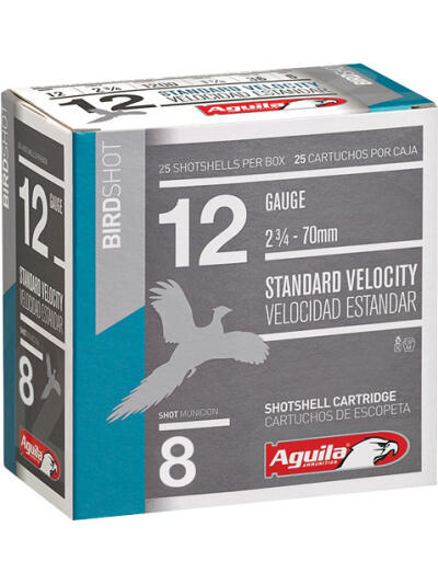 AGUILA SHOTSHELL 12GA 2.75" - 1-1/8OZ #8 250RD CASE LOT